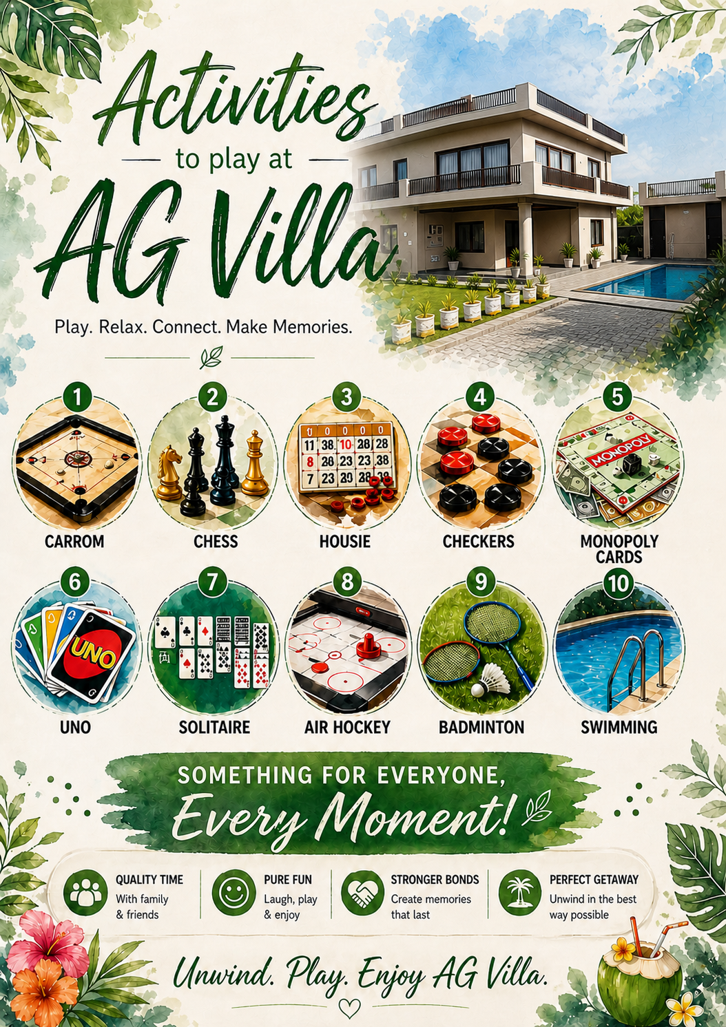 Activities at AG Villa